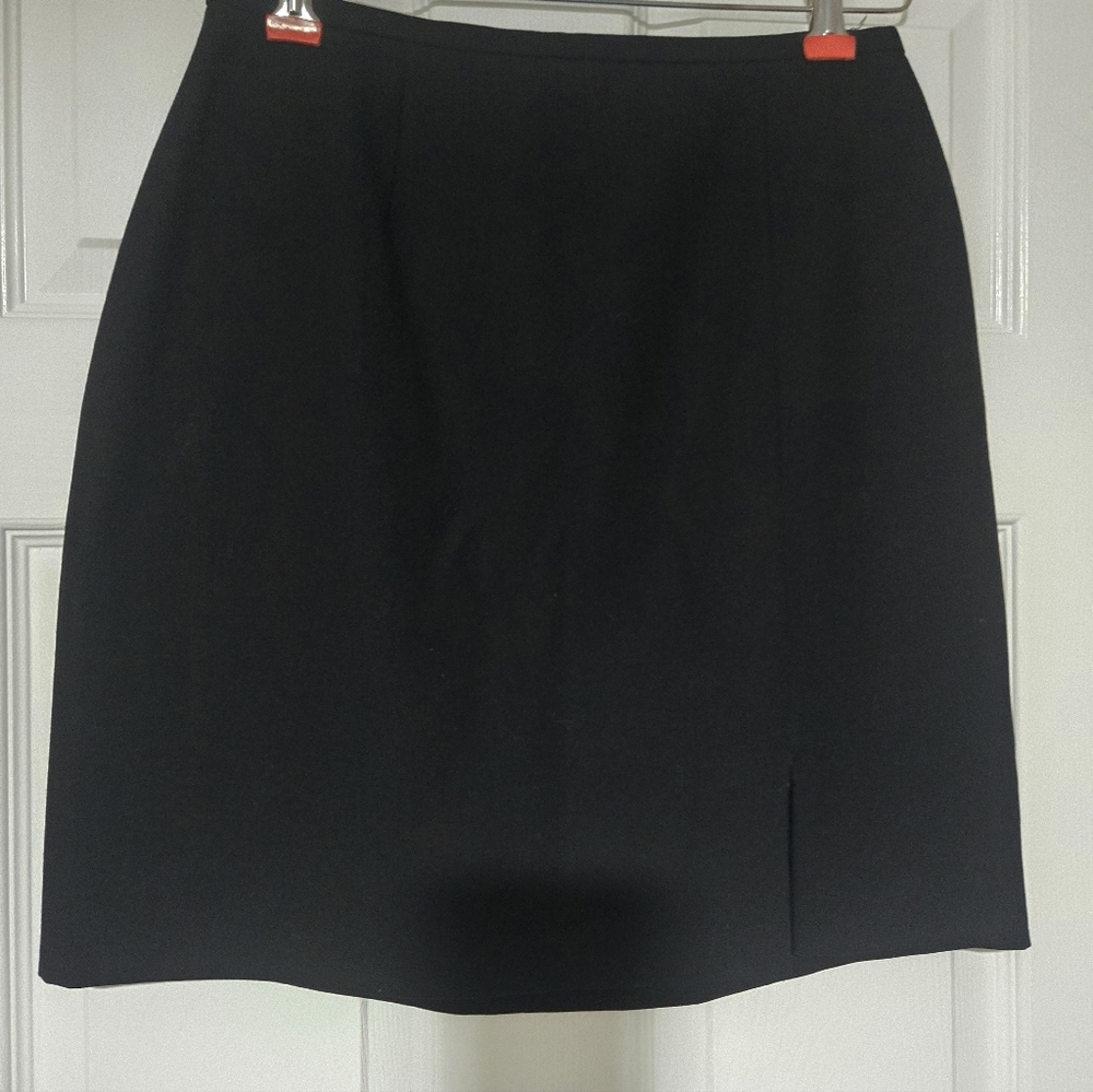 Classiques Entier Black Wool Skirt
